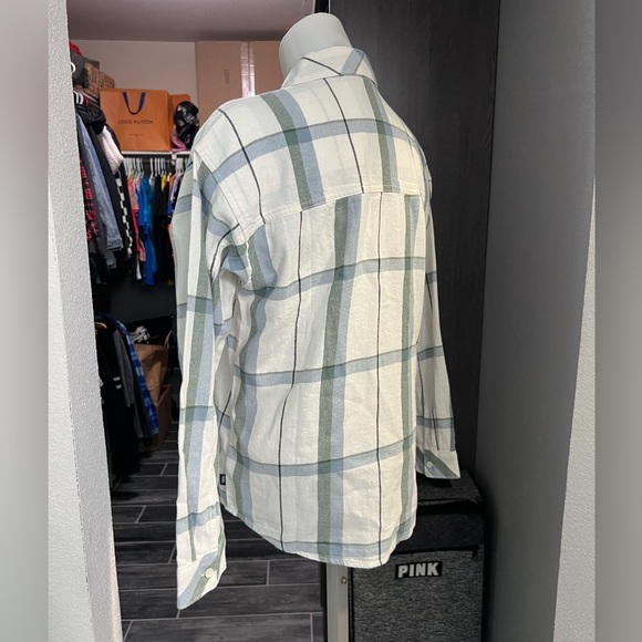 Vans White & Blue Flannel Shirt - Picture 6 of 8